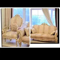 مبلمان ۷نفره چوب راش مدل سلطنتی کلاسیک