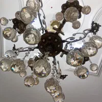 لوستر برنجی|لوستر و چراغ آویز|اراک, |دیوار