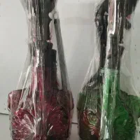 قلیونهای مسافرتی شیشه طرح دار وتنه سیکلونی