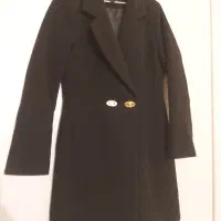 پالتو زنانه مشکی سایز 1 سالم تمییز