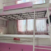 تخت دو طبقه فلزی/ام دی اف عروسکی|تخت و سرویس خواب|تهران, کرمان|دیوار