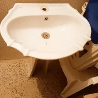 روشویی بزرگ بدون هیچگونه شکستگی|لوازم سرویس بهداشتی|محمدیه-قزوین, |دیوار