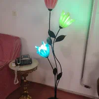 آباژور طرح گل|چراغ خواب و آباژور|بناب, |دیوار