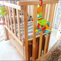 تخت گهواره ننو کودک نوزاد تخت کنار مادر کنارمادر|تخت و صندلی بچه|تهران, تولید دارو|دیوار