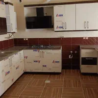 کابینت تمام هایگلاس ۸ متر با هود و ...