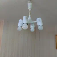 لوستر فلزی ۴ شعله