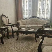 مبل استیل کلاسیک با جلو مبلی و عسلی|مبلمان خانگی و میز عسلی|اسلامشهر, شهرک محمدیه|دیوار