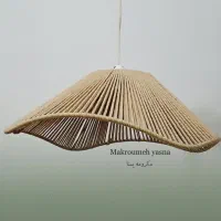 لوستر ، آباژور مکرومه|لوستر و چراغ آویز|مشهد, توس (بلوار توس)|دیوار