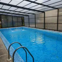 اجاره ویلا باغ نوساز استخر سرپوشیده نظافت تضمینی