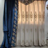 دو عدد پرده پذیرایی