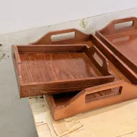 سینی چوبی-جادستمال کاغذی