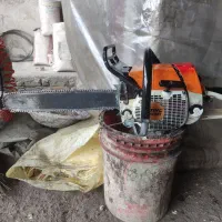 اره موتور اشتیل اصل المان با اره فلکه 80