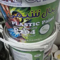 رنگ اکرلیک و پلاستیک ریبال مشکی