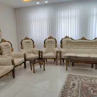 مبلمان9نفره به همراه میز بزرگ و عسلی|مبلمان خانگی و میز عسلی|تربت‌حیدریه, شهدا|دیوار