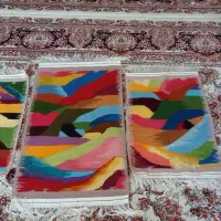 ست سه تکه گلیم دستباف مناسب روی میزی
