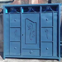 درب ماشین رو حیاط آهنی سه لنگه|مصالح و تجهیزات ساختمان|اردبیل, |دیوار