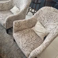 سرویس مبلمان همراه جلومبلی در حد نو|مبلمان خانگی و میز عسلی|تهران, شهرک آزادی|دیوار