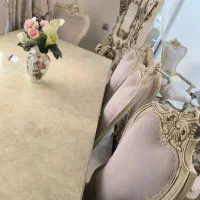 ناهار خوری هشت نفره استیل