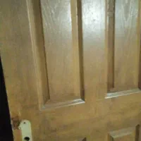باسلام دو عدد درب چوبی درحد ن