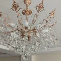 لوستر برنجی ۱۰ شاخه و ۶ شاخه|لوستر و چراغ آویز|تهران, مهرآباد جنوبی|دیوار