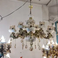 تولیدی لوستر چینی برنزی به قیمت تولید|لوستر و چراغ آویز|تبریز, |دیوار