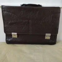 کیف چرمی دوقفله رمزدار کاملانو