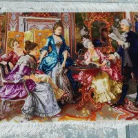 تابلو فرش دستبافت شاعر جوان