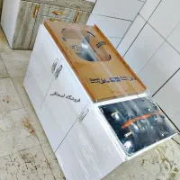 ست کامل سینک کابینت و اجاق گاز دوشعله نصب شده