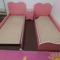 سرویس تختخواب دخترانه|تخت و سرویس خواب|مهاباد (آذربایجان غربی), |دیوار