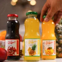 آب میوه سلمان طبیعی بسته بندی ۱۲عدد شیشه ۳۰۰ml
