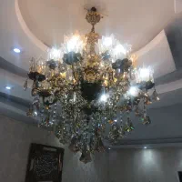 لوستر ۱۶ شعله برنز اصل