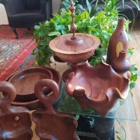 ظروف پذیرایی چوبی طبیعی