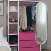 رگال کشودار / رگال آینه دار / کمد چوب و فلز / رگال