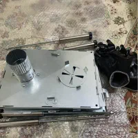 چادر ۱۲نفره اسکلت فلزی همراه با بخاری هیزمی تاشو|کوهنوردی و کمپینگ|مشهد, الهیه|دیوار