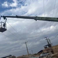 جرثقیل همراه با سبد بالابر|خودرو سنگین|مسجد سلیمان, |دیوار