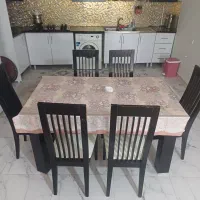 میز غذاخوری 6 نفره