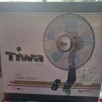 پنکه تیوا مدل turbo silence رنگ مشکی و استیل