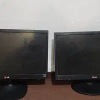 دو عدد مانیتور ال جی