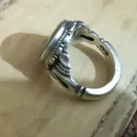 انگشتر نقره شجر رکاب قوی دست ساز چهار مهر|جواهرات|کوهدشت, |دیوار