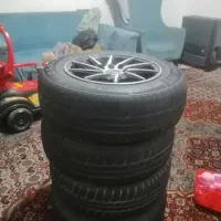 ۴حلقه لاستیک پراید سالم بشرط با رنگ اسپرت|قطعات یدکی و لوازم جانبی|زرقان, |دیوار