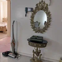 آینه شمعدان ایستاده کلاسیک طرح فرشته،