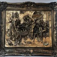 تابلو برجسته رزین|تابلو، نقاشی، عکس|تهران, خواجه نظام الملک|دیوار