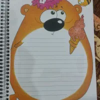 دفتر مشق و دفتر دیکته فانتزی رنگی رنگی|لوازم التحریر|سبزوار, گلشن|دیوار