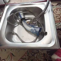 سینگ تک لنگه با شیر آب اهرمی سرد و گرم