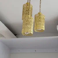 سه عدد لو ستر تکی دوعدد لوستر دوتایی|لوستر و چراغ آویز|آبادان, |دیوار