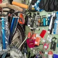 لوازم دوچرخه قالپاق قفل زین تلمبه کلاه چراغ باربند|دوچرخه، اسکیت، اسکوتر|مشهد, یوسفیه (شهرک غرب)|دیوار