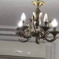 لوستر.  فرسته برنز  ۵ شاخه