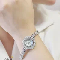 ساعت نقره پنج لاین سنتی روکش طلا موتور ژاپن ضدآب۶۵