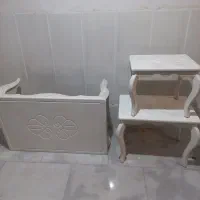 میز جلو مبلی سفید