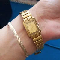 ساعت مچی روکش طلا
